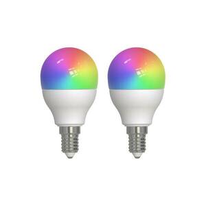LUUMR Smart LED cseppes lámpa, E14, 4, 9W, CCT, RGB, Tuya, 2 db kép