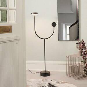 AYTM LED állólámpa Grasil, fekete, márvány, magasság 127 cm kép
