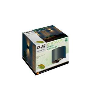 Calex LED kültéri fali lámpa ovális, fel/le, magasság 10 cm, fekete kép