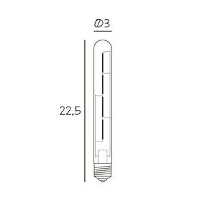 LED izzó Long Tube 225, E27, 3, 5 W, 2200 K, dimmelhető kép