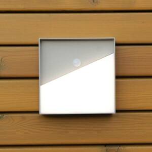 Meg LED újratölthető fali lámpa, homokszínű, 15 x 15 cm, szenzoros kép
