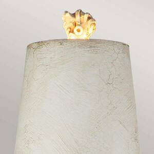 Swirl asztali lámpa antik fehér színben kép