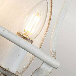 Bradbury fali lámpa, kétszínű, fehér kép