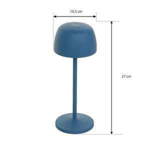 Lindby LED-es újratölthető asztali lámpa Arietty, sárga/kék/rózsaszín, 3 kép