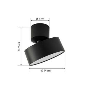 Lindby Nivoria LED-es reflektor, fekete, 2 darabos, forgatható kép