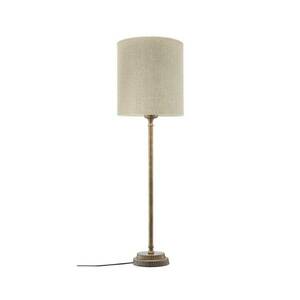 PR Home asztali lámpa Kent bézs/réz árnyalatú Celyn hengeres lámpa kép