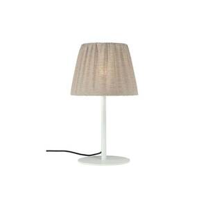 PR Home Agnar kültéri asztali lámpa, fehér / barna, 57 cm kép