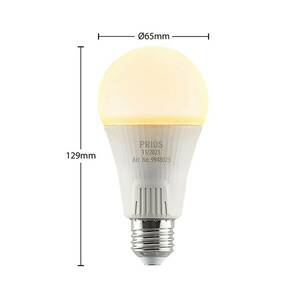 LED izzó E27 A65 15 W fehér 2700 K 3-as készlet kép