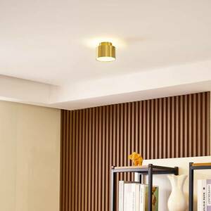 Lindby Nivoria LED-es reflektor, 11 x 8, 8 cm, arany színű, 4 darabos kép