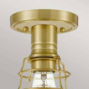 Mixon mennyezeti lámpa fém ketreccel, csiszolt sárgarézből kép