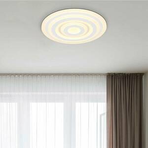 Alois LED-es mennyezeti lámpa, fehér, Ø 49 cm, fém/akril kép