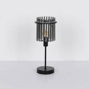 Gorley asztali lámpa, magasság 37.5 cm, füstszürke, üveg/metál kép