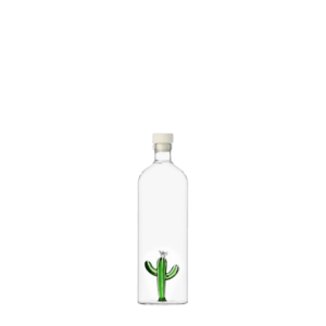 Üvegpalack zöld kaktuszos kupakkal 1, 1 l kép