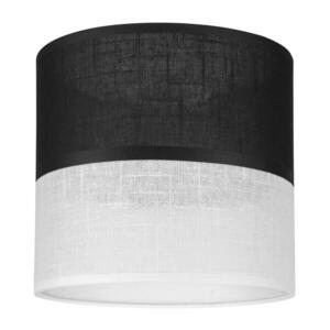 Csere lámpabúra ANDREA E27 átm. 16 cm fekete/fehér kép