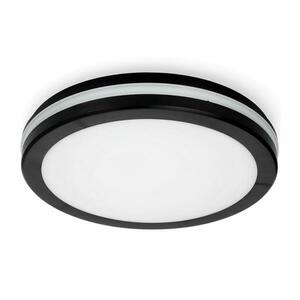 LED Fürdőszobai mennyezeti lámpa LED/18W/230V IP65 átm. 30 cm fekete kép