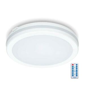 LED Fürdőszobai mennyezeti lámpa érzékelővel LED/24W/230V átm. 30 cm fehér + távirányító kép