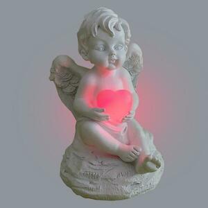 Elemes LED angyal szívvel 2/20/ANG-BAT kép