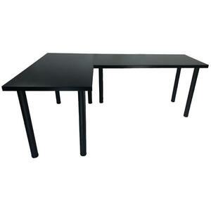 Asztal A Játékos Számára Narożne 2x 136x66x18 Model 0 fekete Low kép
