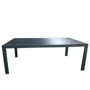 Douglas fekete asztal polifa lappal 205x90 cm kép