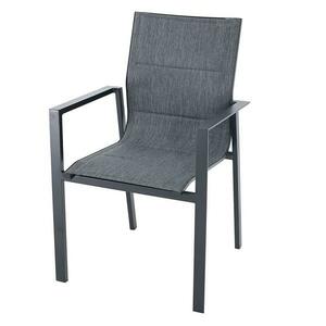 Kerti fém szék - szürke kép