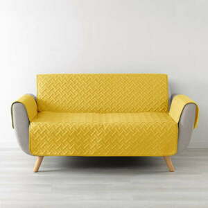 Sárga négyszemélyes kanapé védőhuzat Lounge – douceur d'intérieur kép