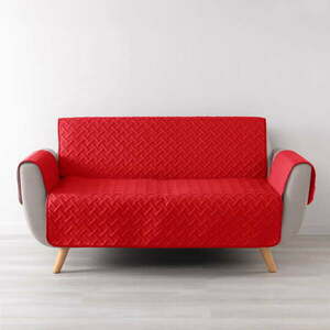 Piros háromszemélyes kanapé védőhuzat Lounge – douceur d'intérieur kép