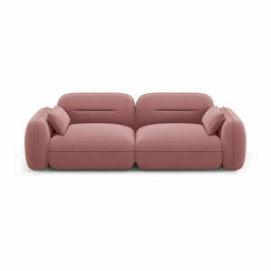 Rózsaszín bársony kanapé 230 cm Audrey – Interieurs 86 kép