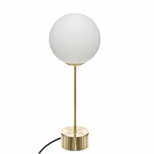 Asztali lámpa, kerek búrával, arany - GLOBOS - Butopêa kép