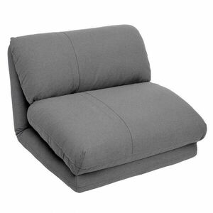 Alacsony fotel, ággyá alakítható, szürke - COMFY - Butopêa kép