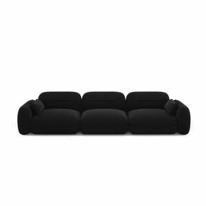 Fekete bársony kanapé 320 cm Audrey – Interieurs 86 kép