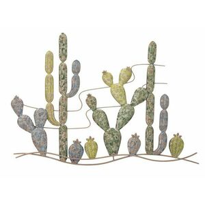 Fali dekoráció kaktuszokkal, zöld - CACTUSSOS - Butopêa kép