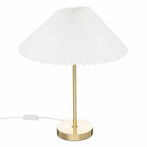 Asztali lámpa, arany, fehér búrával - KLIOSH - Butopêa kép