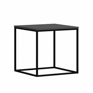 Lerakóasztal, fekete, fém kerettel - SEUL - Butopêa kép
