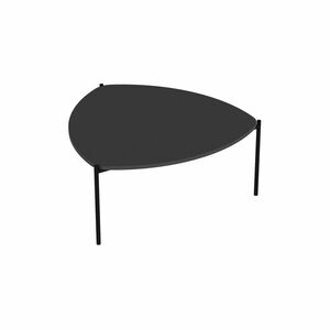 Lerakóasztal, háromszögű, fekete - OEUIL - Butopêa kép