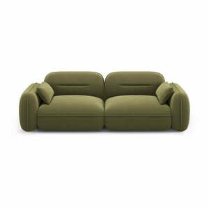 Zöld bársony kanapé 230 cm Audrey – Interieurs 86 kép