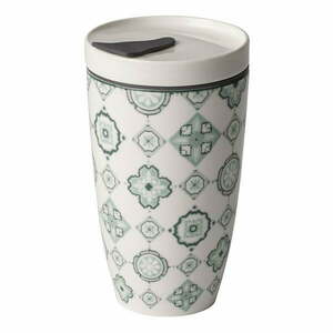 Like To Go zöld-fehér porcelán utazóbögre, 350 ml - Villeroy & Boch kép