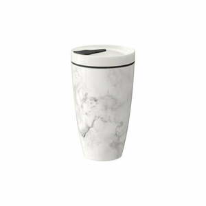 Like To Go szürke-fehér porcelán utazóbögre, 350 ml - Villeroy & Boch kép