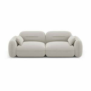 Krémszínű bársony kanapé 230 cm Audrey – Interieurs 86 kép
