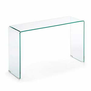 Üveg konzolasztal 40x125 cm Burano – Kave Home kép
