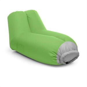 Blumfeldt AIRLOUNGE, felfújható ülőke, 90x80x150cm, hátizsák, mosható, poliészter, zöld kép