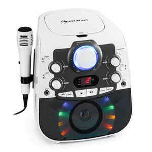 Auna StarMaker 2.0, karaoke rendszer, bluetooth, CD lejátszó, mellékelve mikrofon kép
