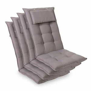 Blumfeldt Sylt, üléspárna, üléspárna székre, magas háttámla, párna, poliészter, 50 x 120 x 9 cm, 4 x huzat kép