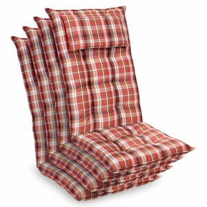 Blumfeldt Sylt, üléspárna, üléspárna székre, magas háttámla, párna, poliészter, 50 x 120 x 9 cm, 4 x üléspárna kép