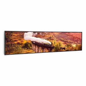 Klarstein Wonderwall Air Art Smart, infrapanel, vonat, 120 x 30 cm, 350 W kép