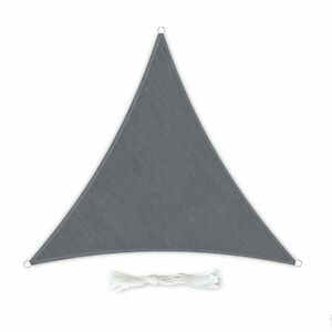 Blumfeldt Háromszög alakú napellenző, 5 x 5 × 5 m, poliészter, légáteresztő kép