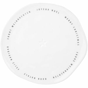 Räder Fehér porcelán tányér MERRY CHRISTMAS kép