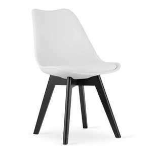 Fehér BALI MARK szék fekete lábakkal kép