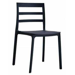 Fekete műanyag szék ELBA kép