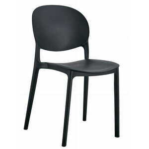Fekete műanyag szék RAWA kép