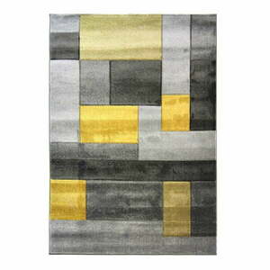 Cosmos szürke-sárga szőnyeg, 160 x 230 cm - Flair Rugs kép